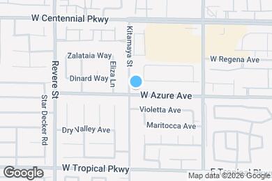 Map image of the property - 436 W Azure Ave