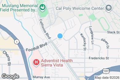 Map image of the property - 1239 Foothill Blvd