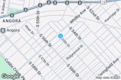 Map image of the property - 1018 S 55th St