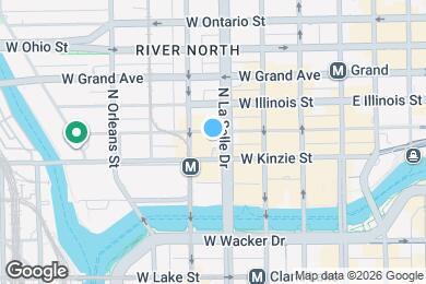 Map image of the property - 400 N La Salle Dr