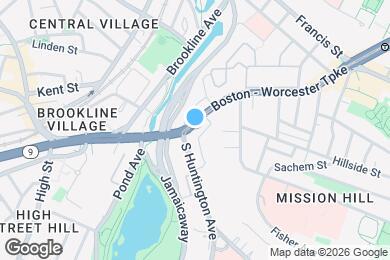 Map image of the property - 892 Huntington Ave