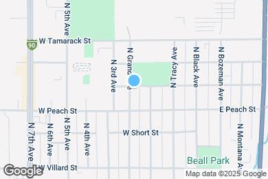 Map image of the property - 624 N Grand Ave