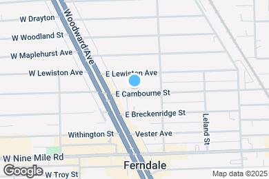 Map image of the property - 181 E Cambourne St