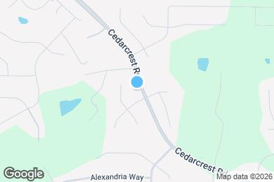 Map image of the property - 757 Cedarcrest Rd