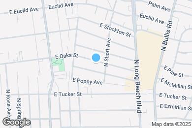 Map image of the property - 1016 E Oaks St