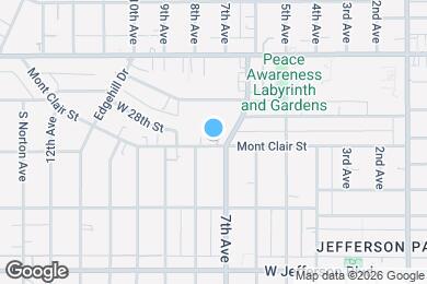 Map image of the property - Glendale Lofts - SF Glendale Lofts LLC