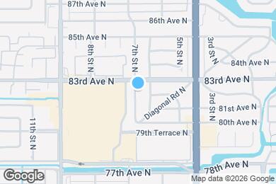 Map image of the property - 8211 7th St N