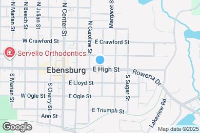 Map image of the property - 325 E High St