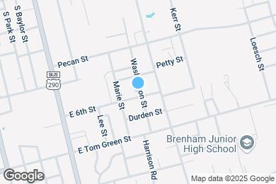 Map image of the property - 711 E Sixth St