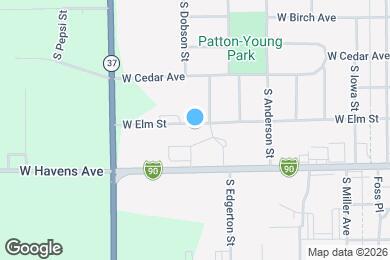 Map image of the property - 1411 W Elm Ave