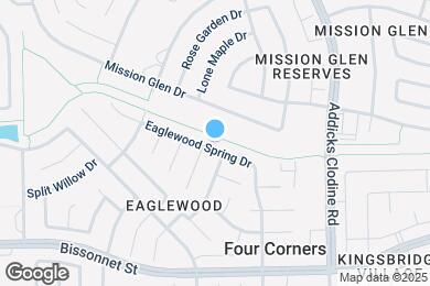 Map image of the property - 9423 Eaglewood Spring Dr
