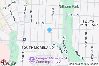 Map image of the property - 4132 Oak St