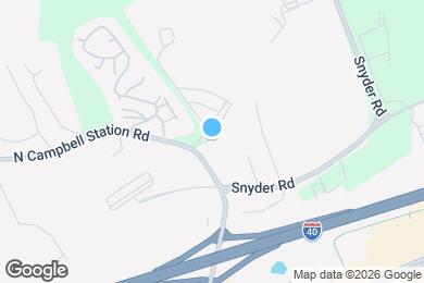 Map image of the property - Overlook @ Farragut