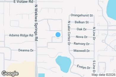 Map image of the property - 168 Summit Ash Way