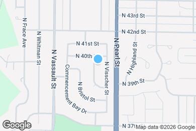 Map image of the property - 3929 N Defiance St