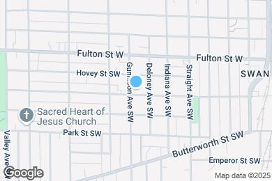 Map image of the property - 921 Watson St SW