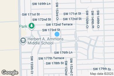 Map image of the property - 17461 SW 153rd Ct