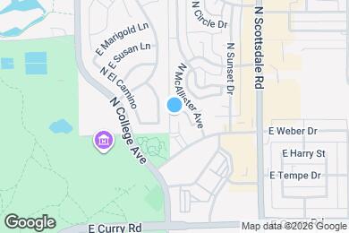 Map image of the property - 1424 N Gene Ave