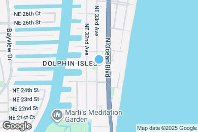 Map image of the property - 2200 NE 33rd Ave