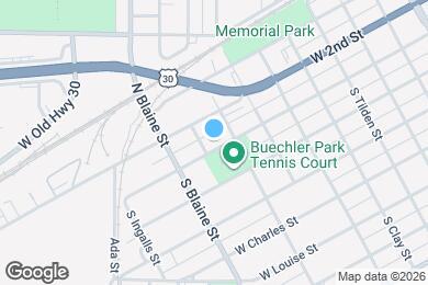 Map image of the property - 2414 W 1st St