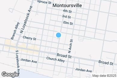 Map image of the property - 109 N Montour St
