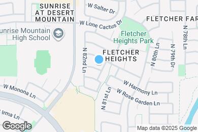 Map image of the property - 8228 W Harmony Ln