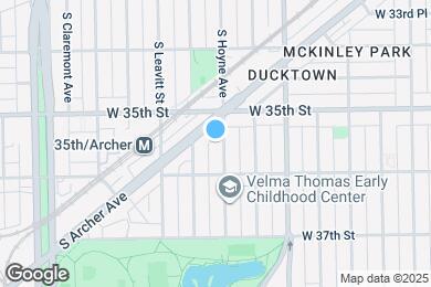 Map image of the property - 3530 S Hoyne Ave