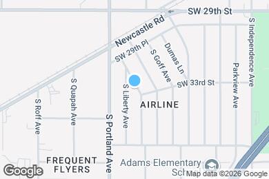 Map image of the property - 3301 S St Clair Ave
