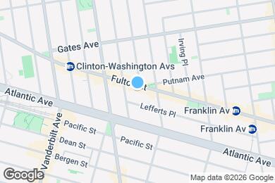 Map image of the property - FULTON STREET / Clinton Hill / 2-Bed 1-Bath
