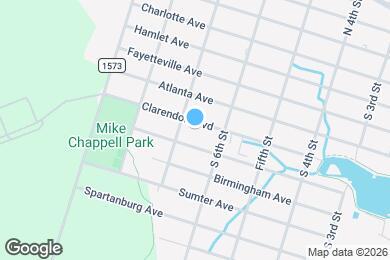 Map image of the property - 613 Clarendon Ave