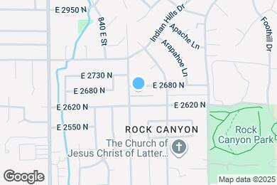 Map image of the property - 960 E 2680 N