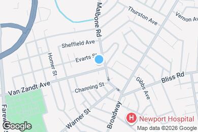 Map image of the property - 144 Van Zandt Ave