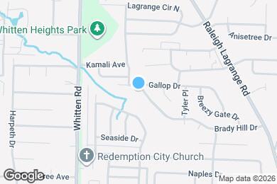 Map image of the property - 6867 Brady Hill Dr