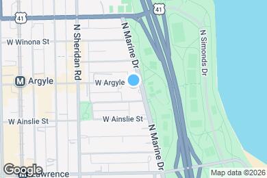 Map image of the property - 4960 N Marine Dr