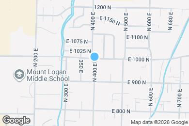 Map image of the property - 1239 N 400 E