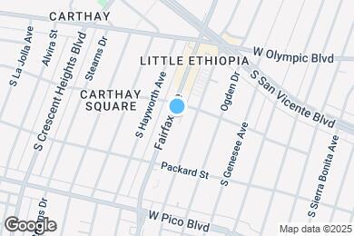 Map image of the property - 1118 S Fairfax Ave