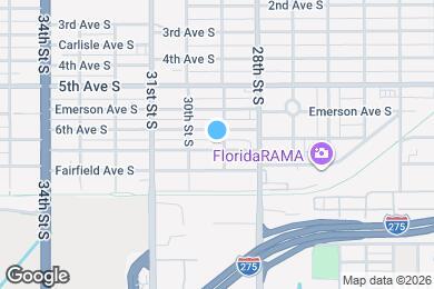 Map image of the property - 2900 6th Ave S