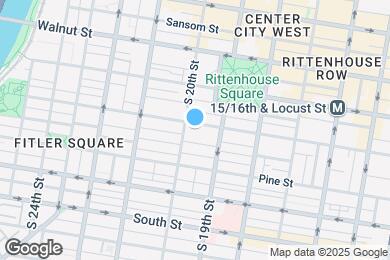 Map image of the property - 1924 Spruce St