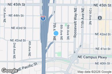 Map image of the property - 4218A 7th Ave NE