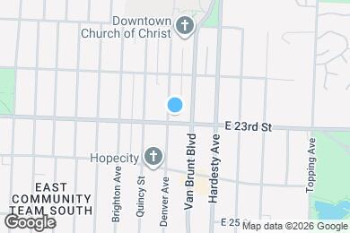 Map image of the property - 2239 Denver Ave
