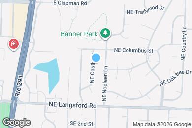 Map image of the property - 503 NE Castle Dr
