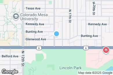 Map image of the property - 1510 Glenwood Ave