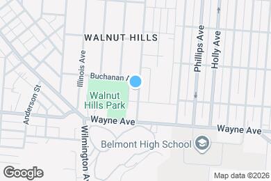 Map image of the property - 1319 Highland Ave
