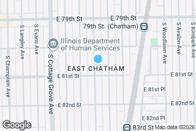 Map image of the property - 8039 S Ingleside Ave