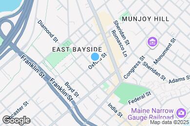 Map image of the property - 28 E Oxford St