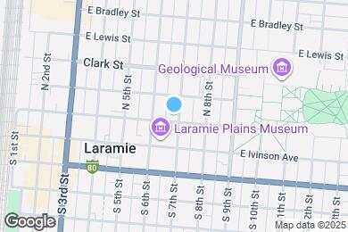 Map image of the property - 623 E University Ave