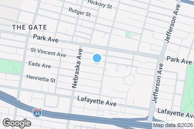 Map image of the property - 2814 Saint Vincent Ave