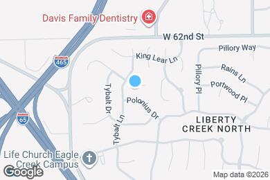 Map image of the property - 6011 Tybalt Cir