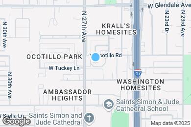 Map image of the property - 2679 W Ocotillo Rd