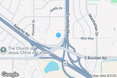 Map image of the property - Nest on Thunderbird - 8203